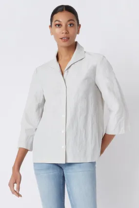 3/4 Sleeve Ginna - Stone Cotton Nylon