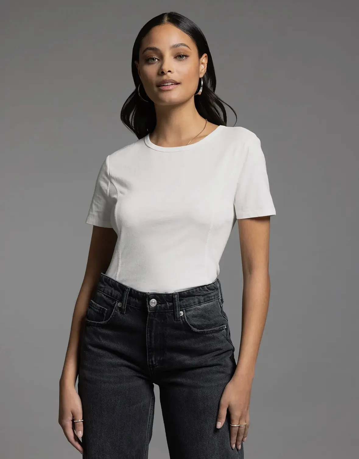 A Perfectly Tailored White Tee