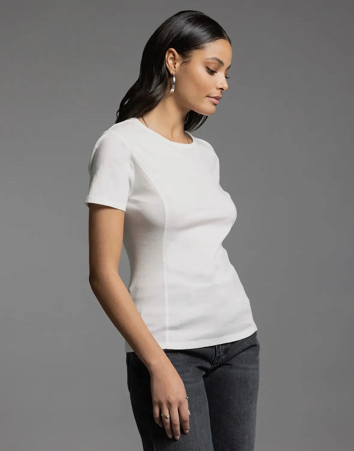 A Perfectly Tailored White Tee