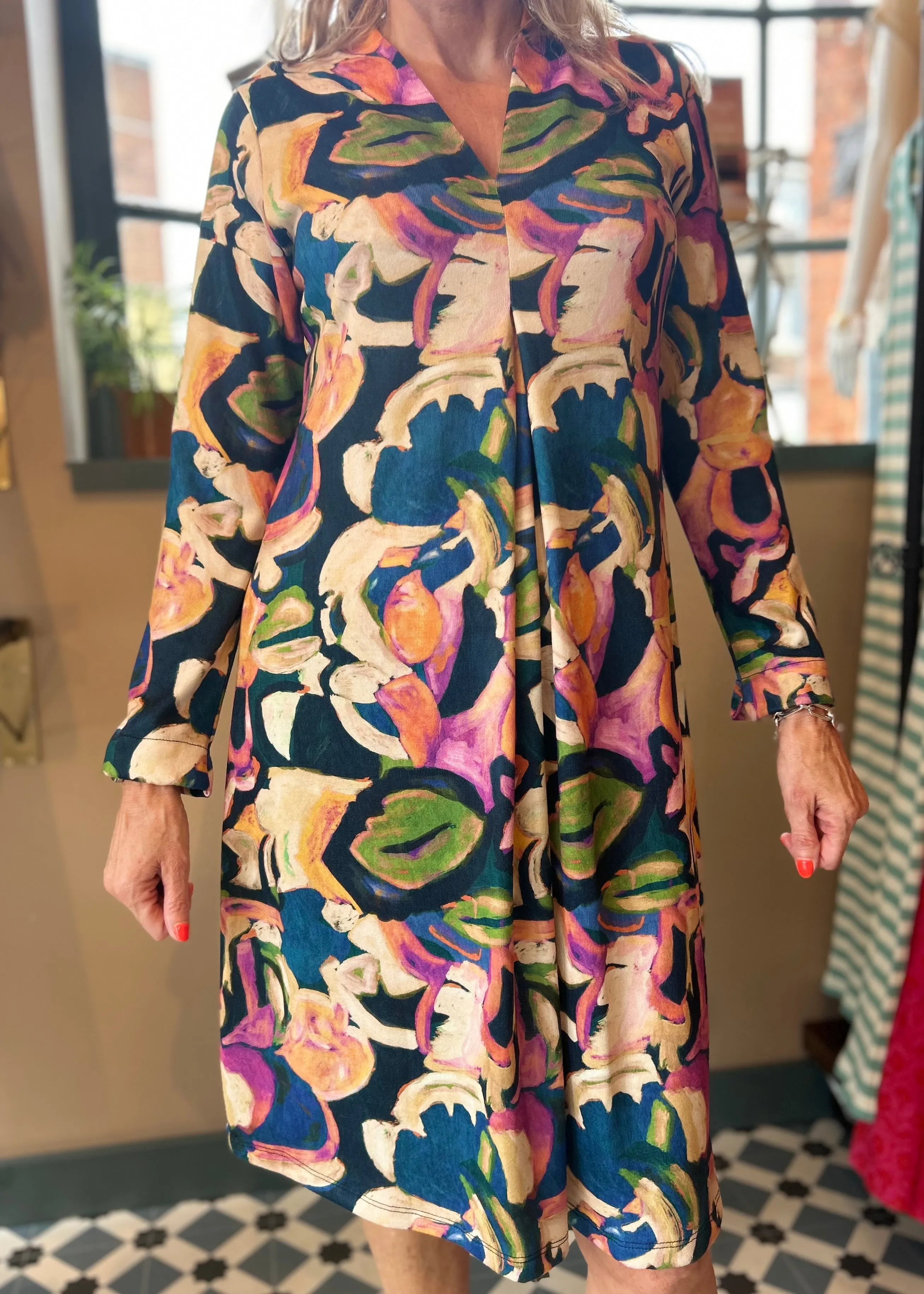 Aide Dress - Navy