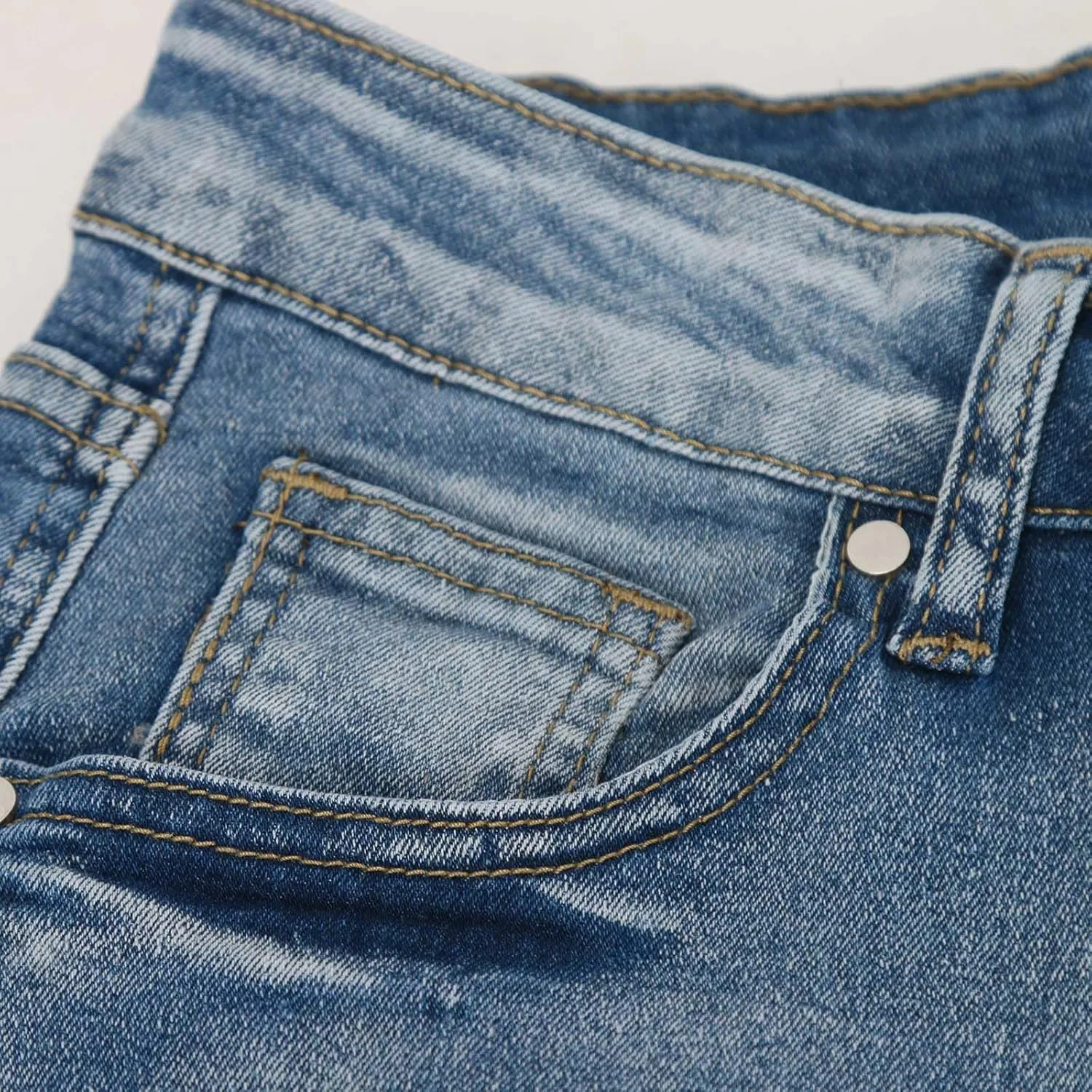 Bell Bottom Jeans Women High Waist Flare Jeans Casual Stretch Denim Pants Trendy Wide Leg Jeans Bootcut Denim Trouser