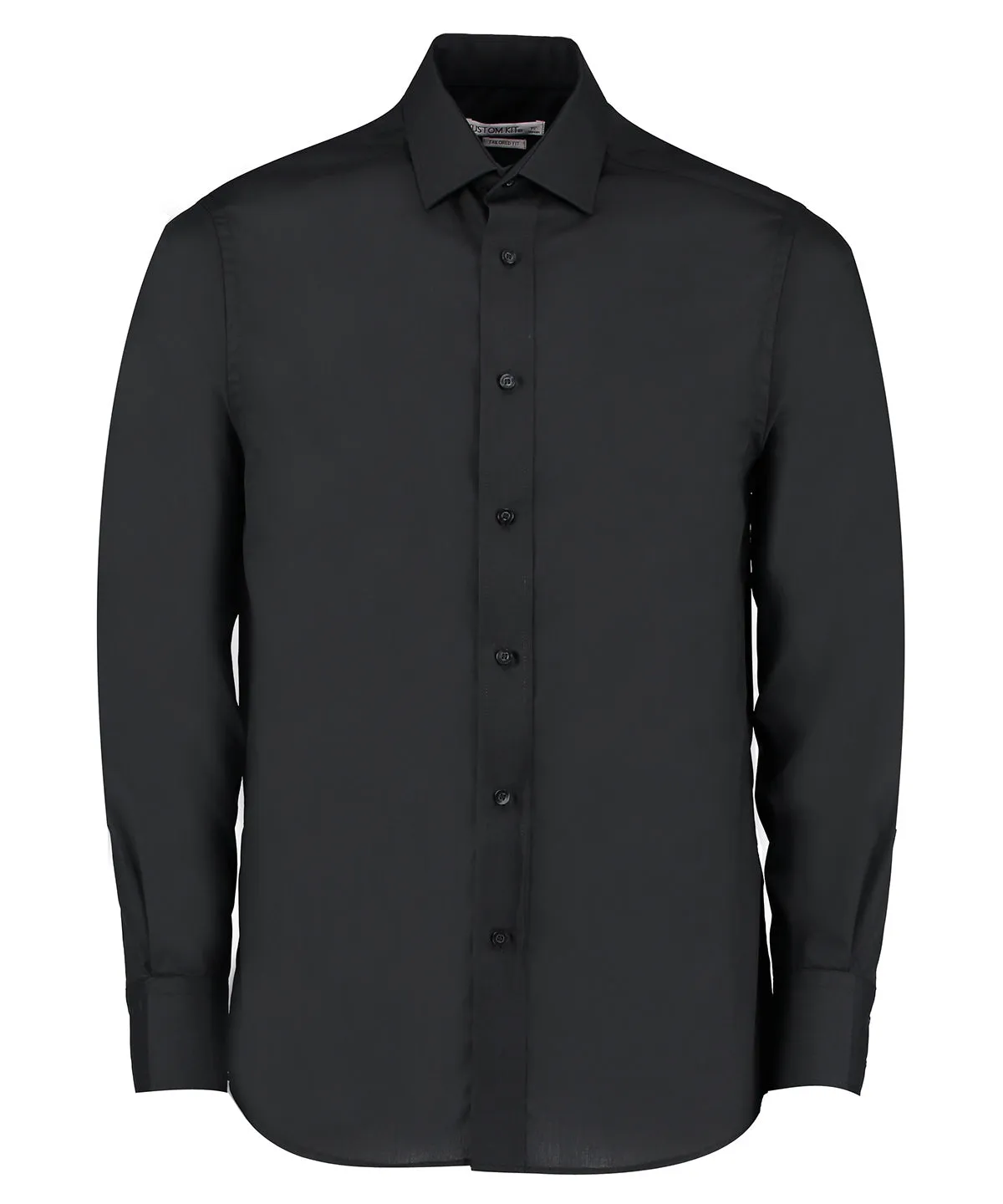 Black - Tailored business shirt long-sleeved (tailored fit)