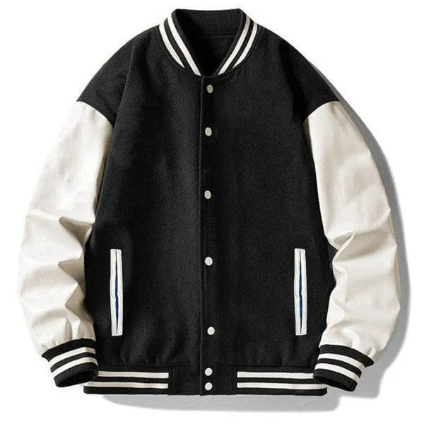 Blank Men's Letterman Varsity Jacket