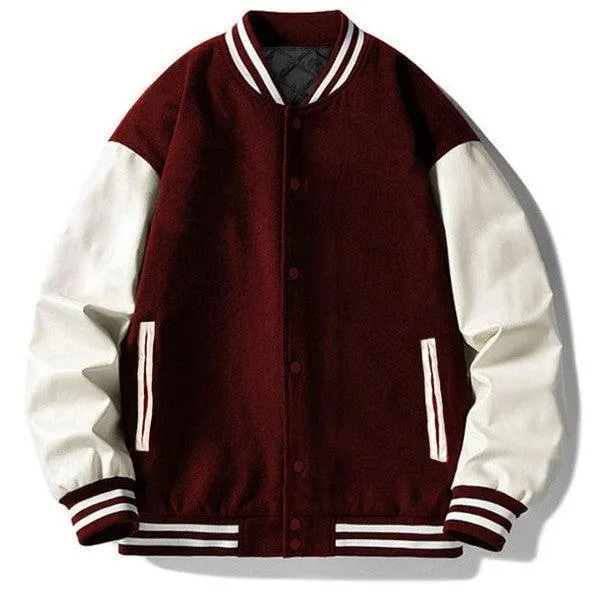Blank Men's Letterman Varsity Jacket