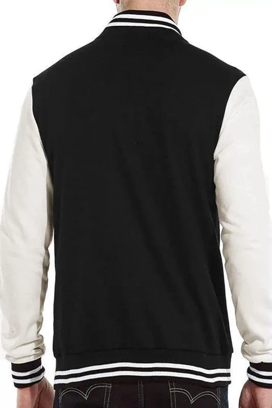 Blank Men's Letterman Varsity Jacket