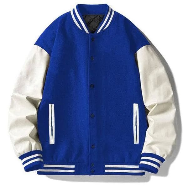 Blank Men's Letterman Varsity Jacket