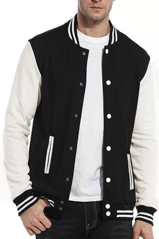 Blank Men's Letterman Varsity Jacket