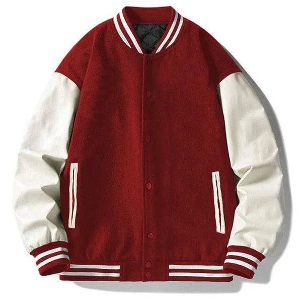 Blank Men's Letterman Varsity Jacket