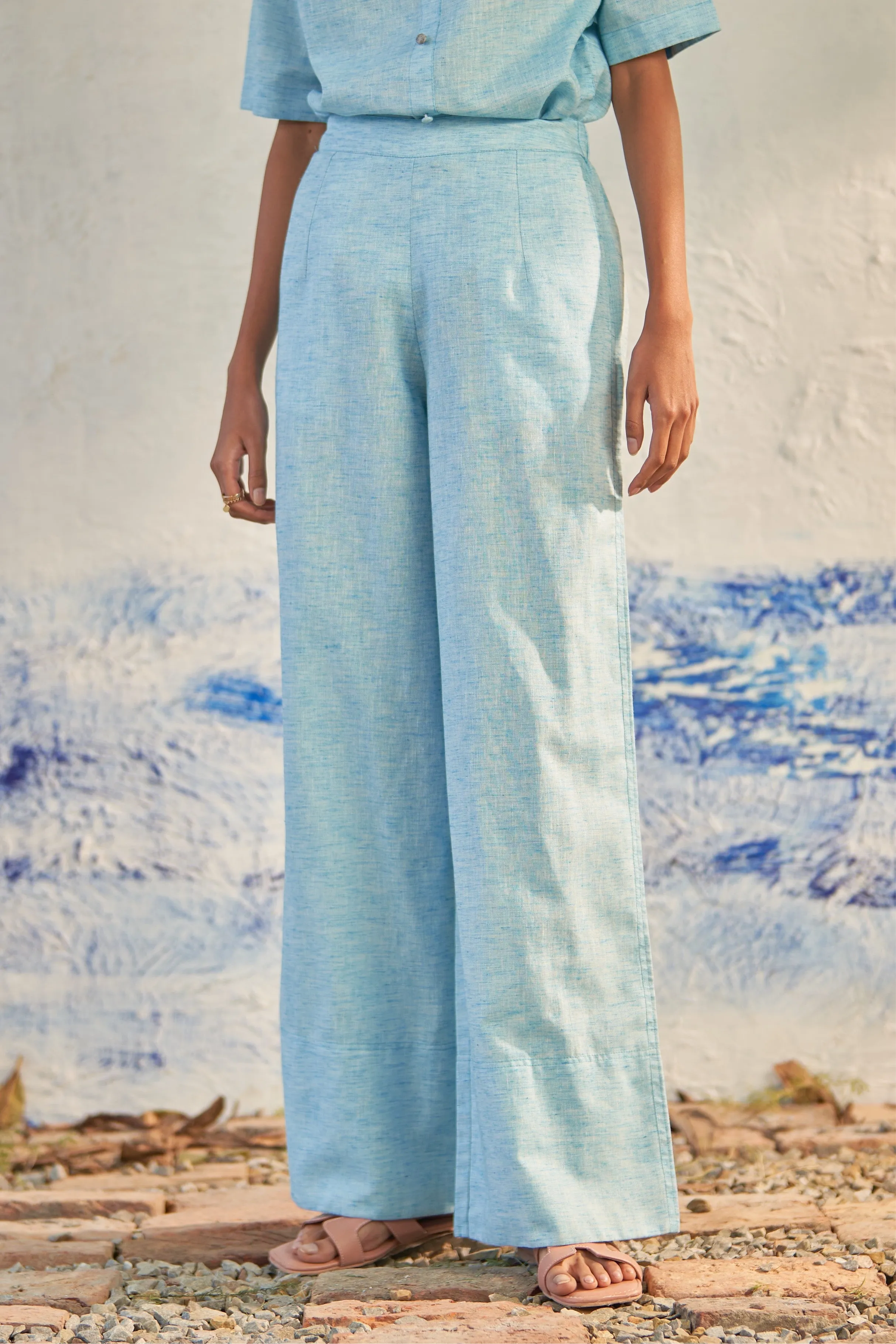 Blue Breeze Relaxed Pants