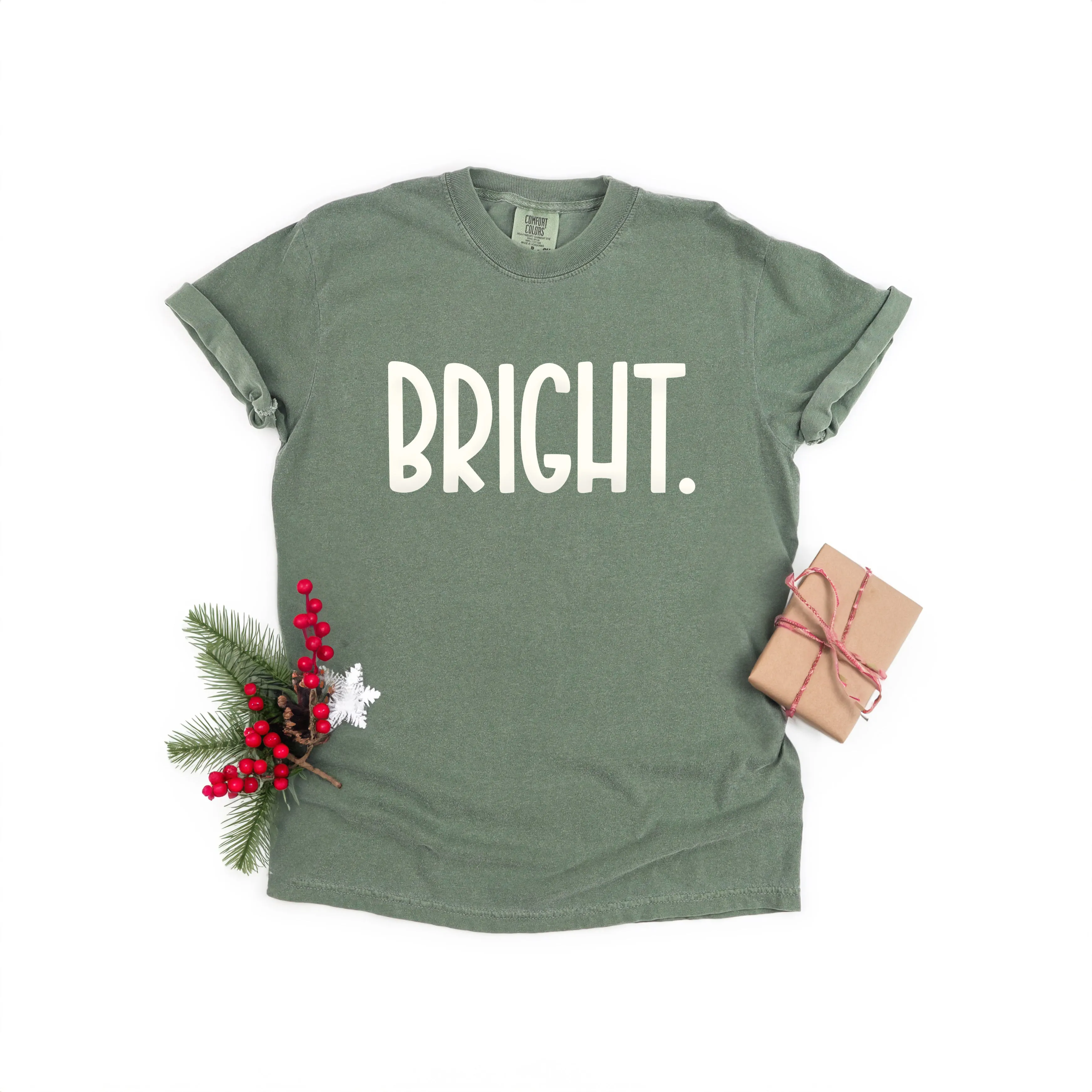 Bright Bold Puff Print | Garment Dyed Tee