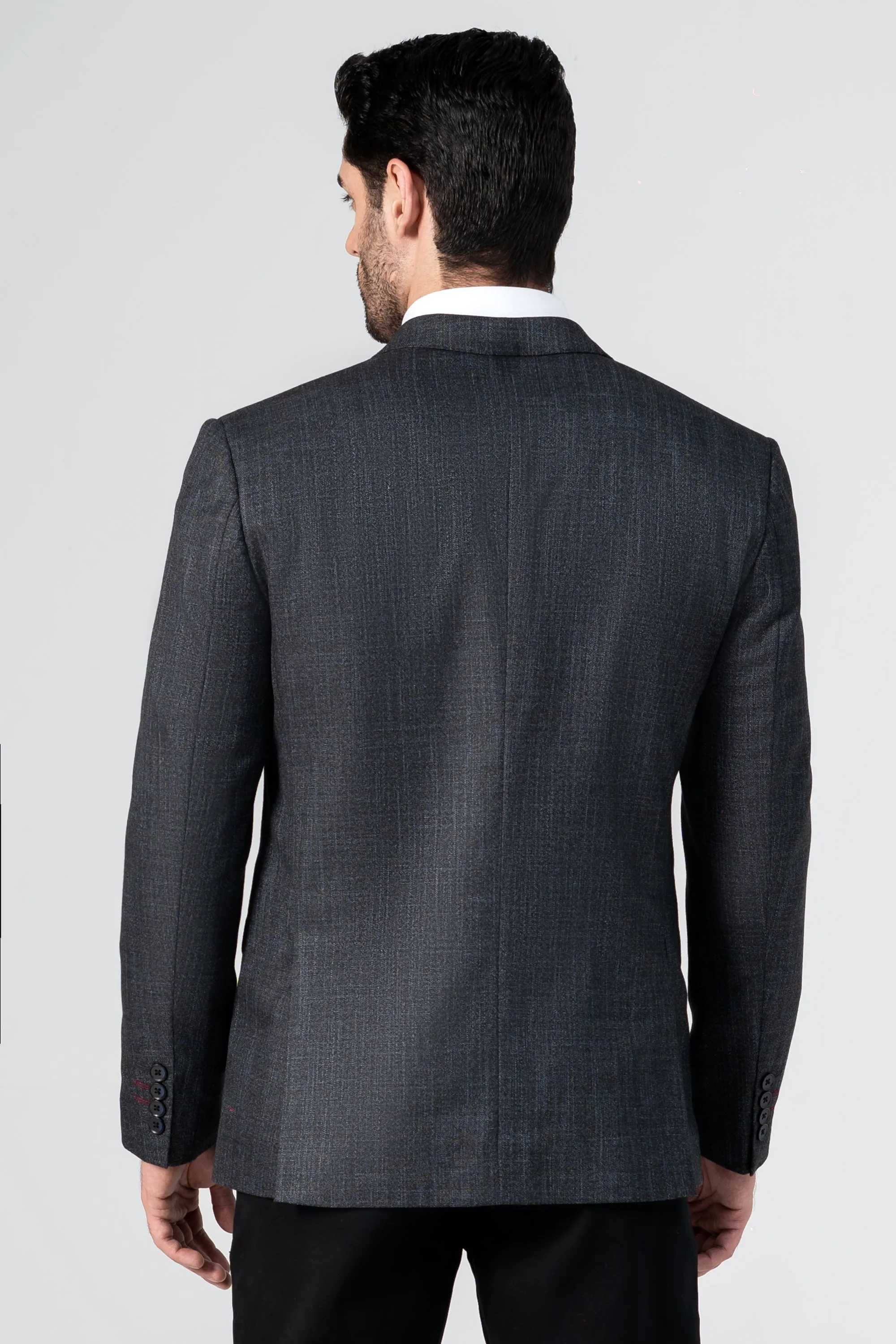 CASUAL COAT DARK GREY