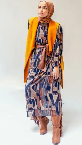 Casual Patterned Dress