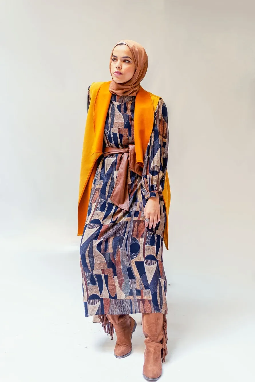 Casual Patterned Dress