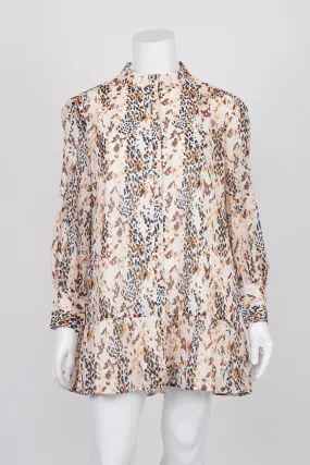 Cazinc The Label Patterned Button Front Dress 16