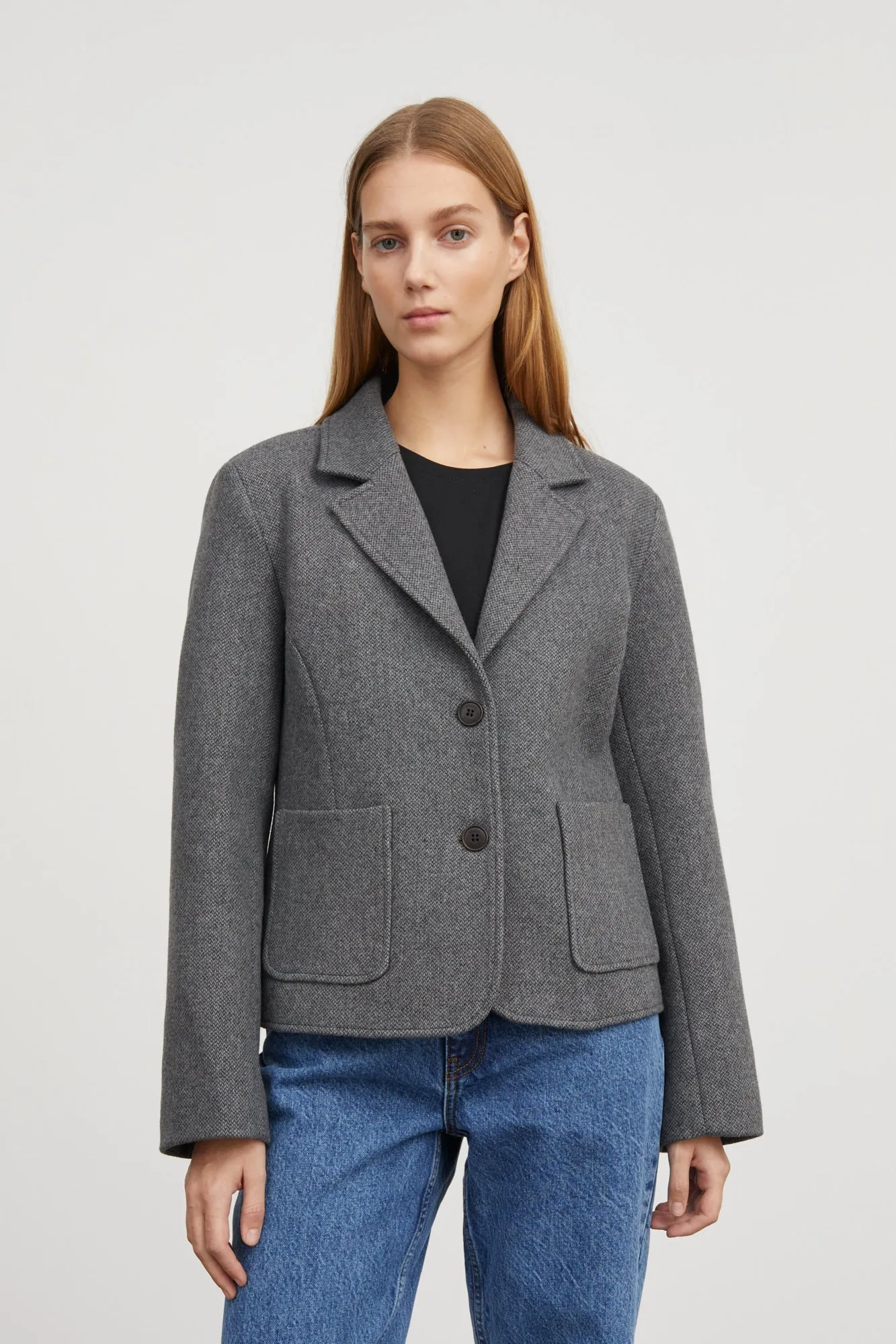 Claire blazer - Grey structure