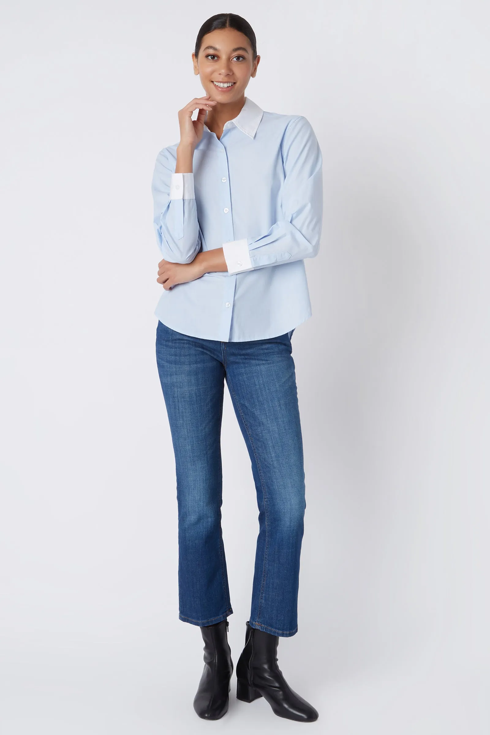 Classic Tailored Shirt - Oxford Blue