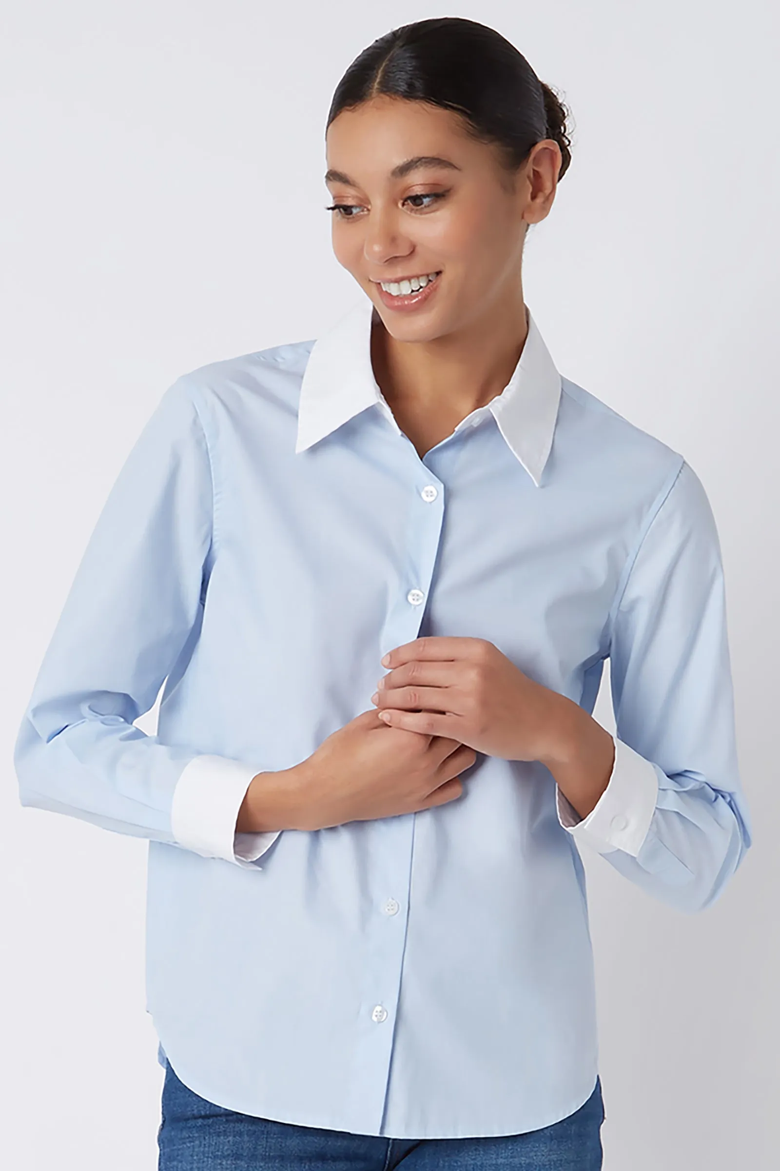 Classic Tailored Shirt - Oxford Blue
