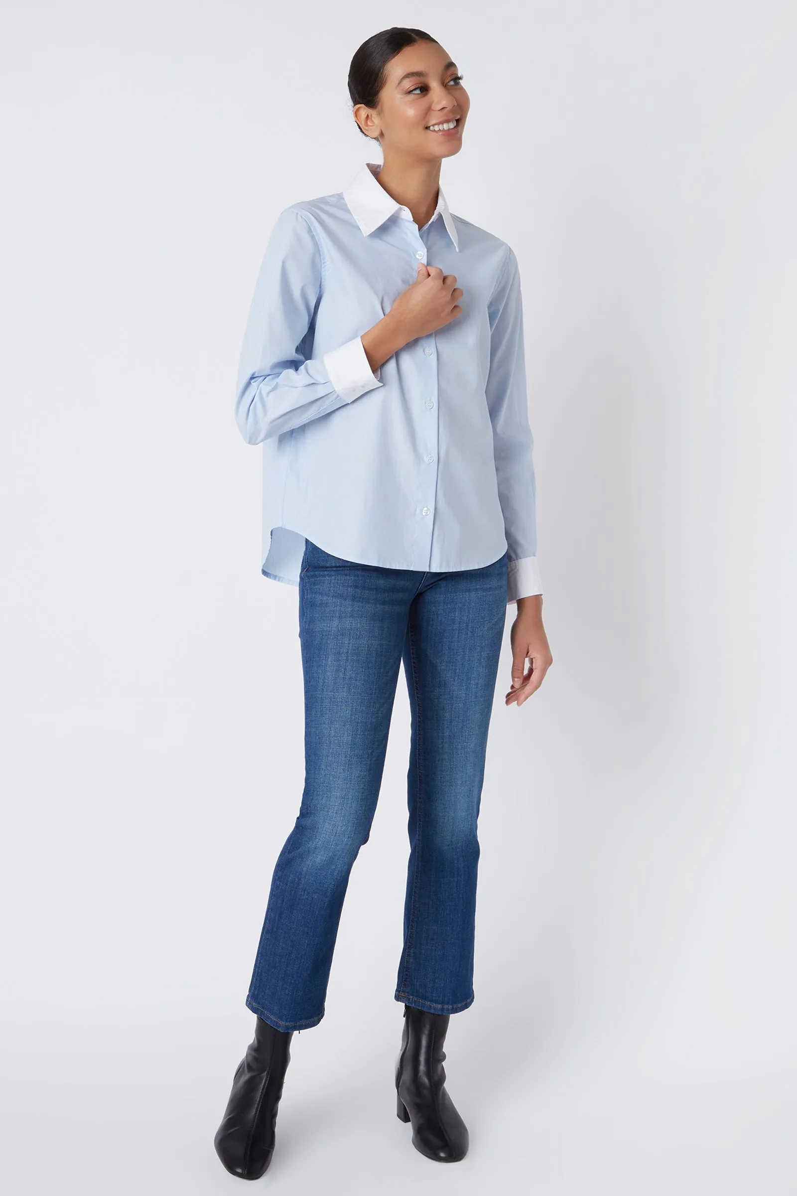 Classic Tailored Shirt - Oxford Blue