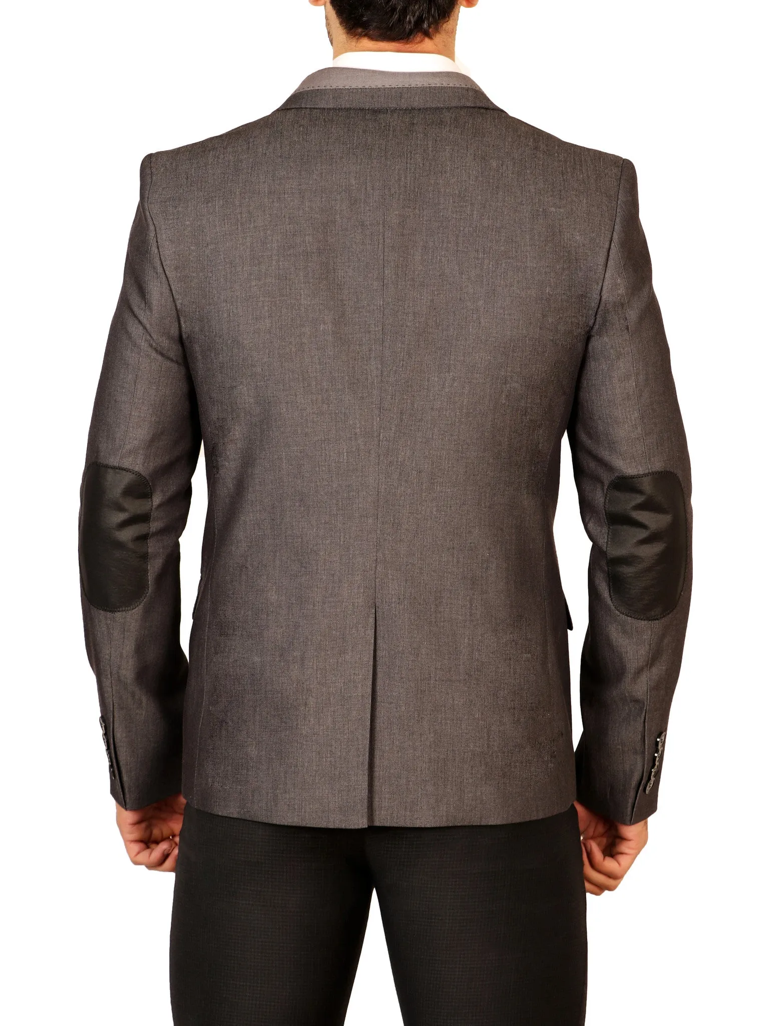 Contrast Lapel Casual Jacket