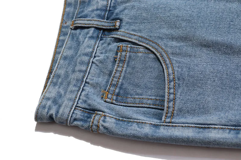Extreme Aesthetic 'Eclipse' Leather Patch Baggy Denim Jeans