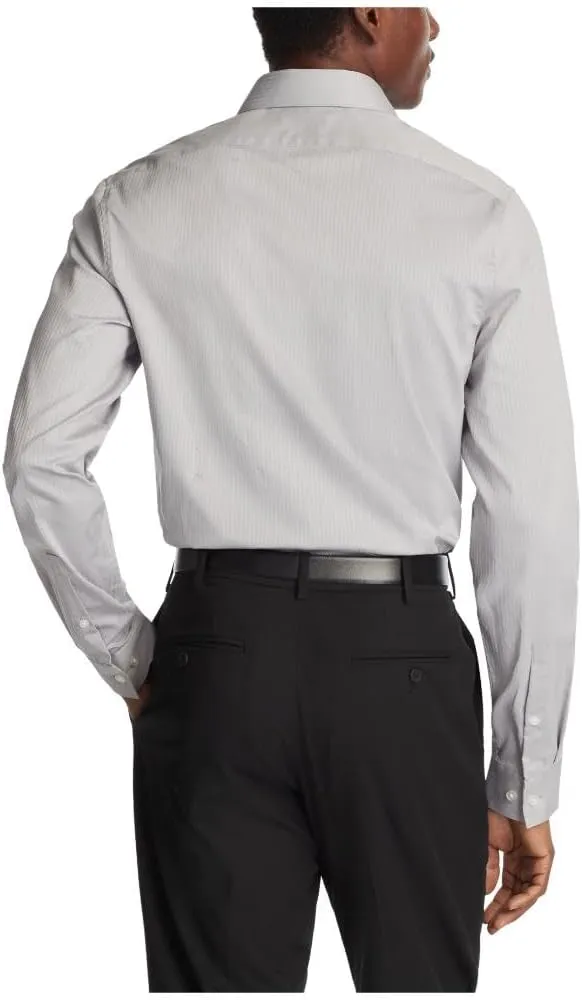 Kenneth Cole REACTION Men's Dress Shirt Slim Fit Techni-Cole Stretch