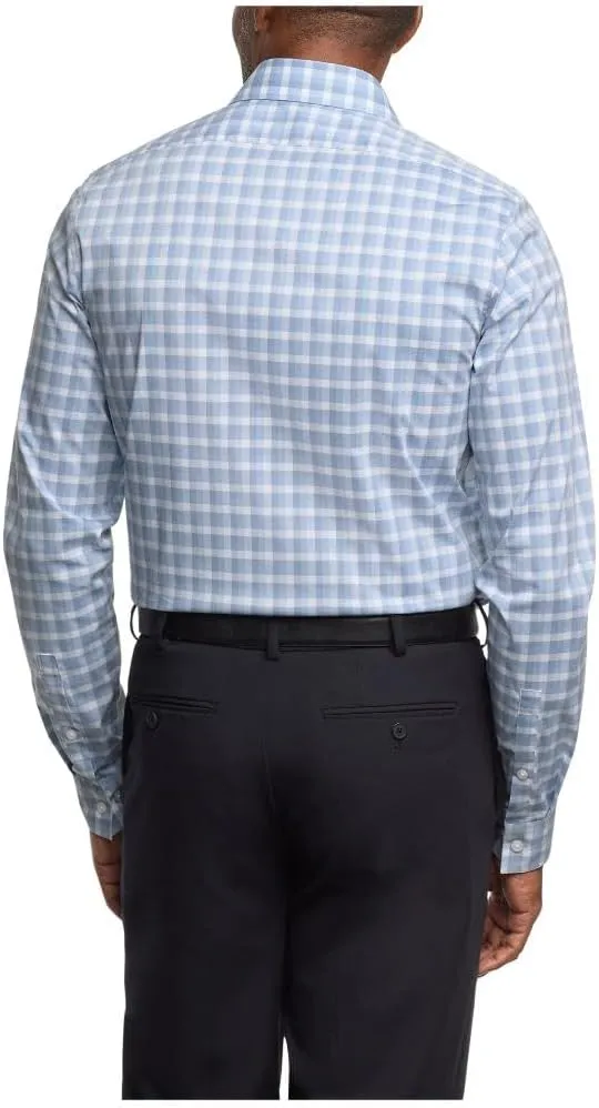 Kenneth Cole REACTION Men's Dress Shirt Slim Fit Techni-Cole Stretch