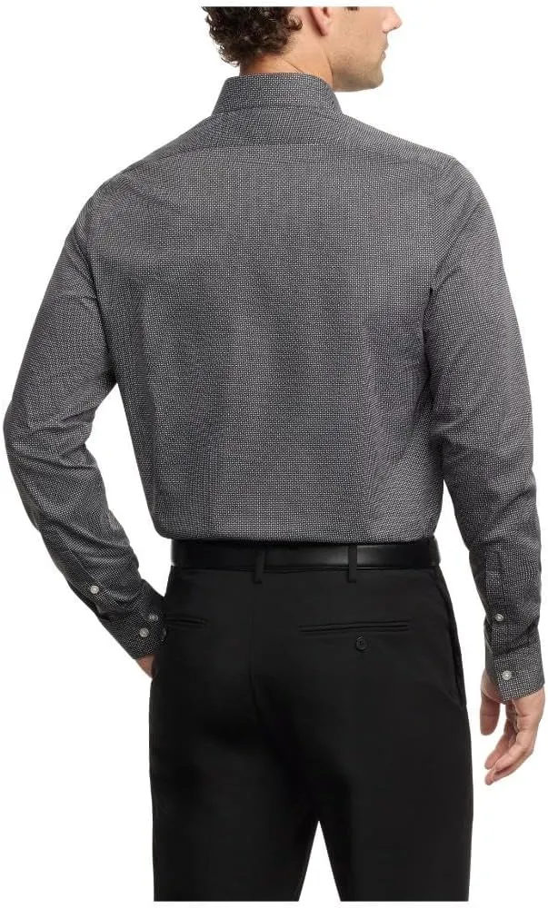 Kenneth Cole REACTION Men's Dress Shirt Slim Fit Techni-Cole Stretch