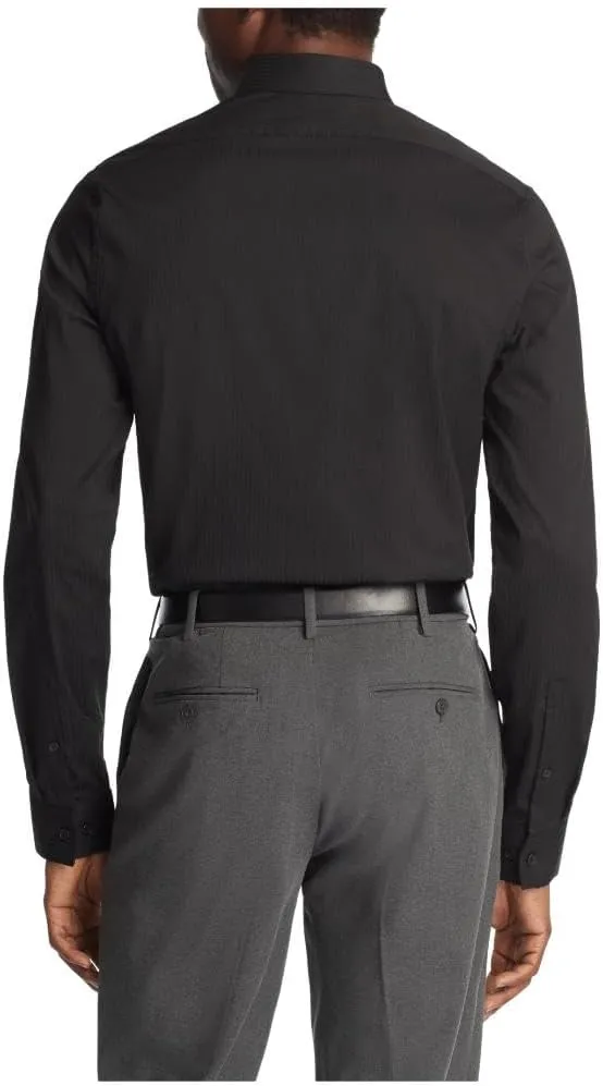Kenneth Cole REACTION Men's Dress Shirt Slim Fit Techni-Cole Stretch