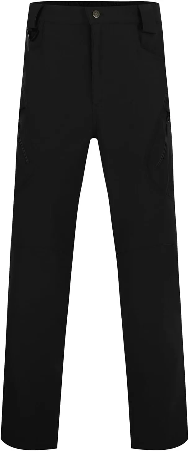Men's Lightweight Cargo Pants Straight Leg Athletic Tactical Joggers Relaxed Fit Overalls Hiking Work Trousers