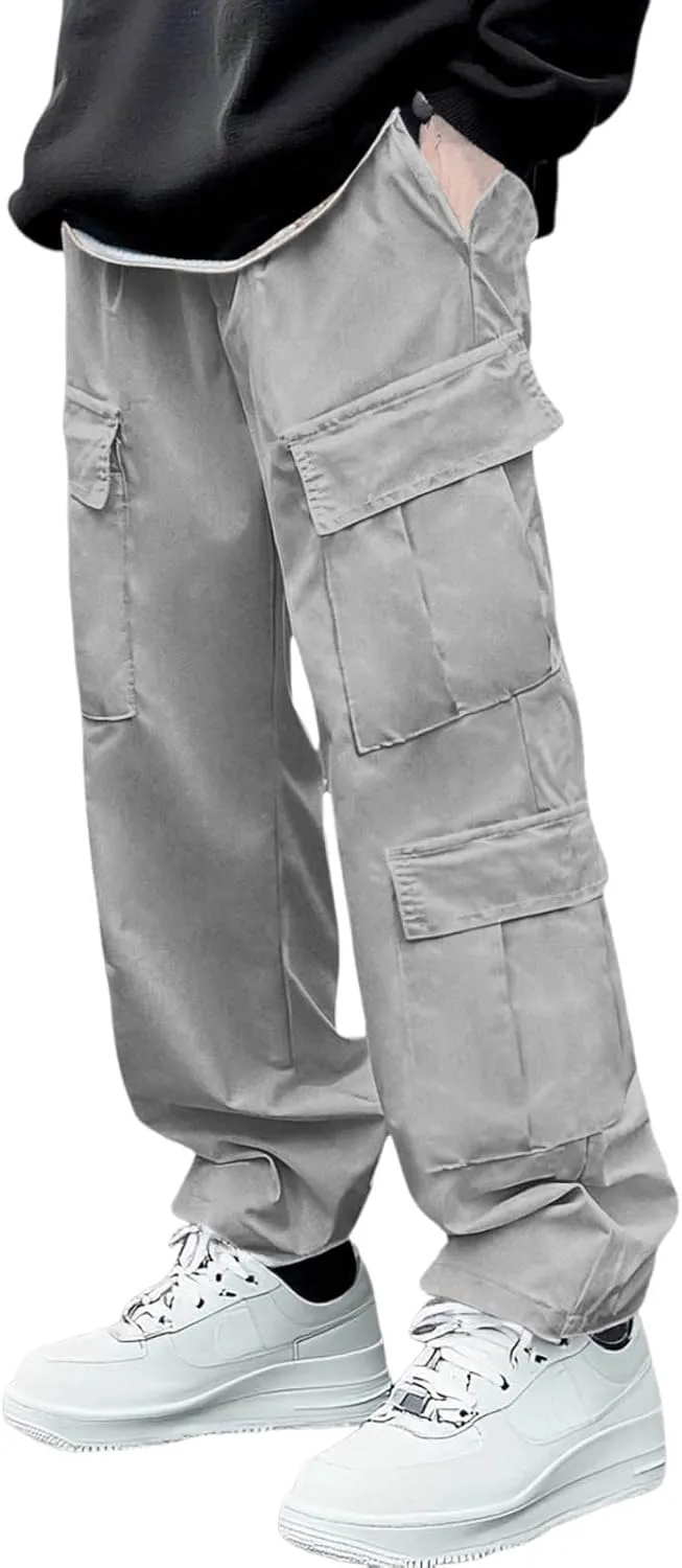 Men's Military Cargo Tactical Pants Lightweight Cotton Stretchy Trousers Outdoor Work Combat Outdoor Hiking Pants