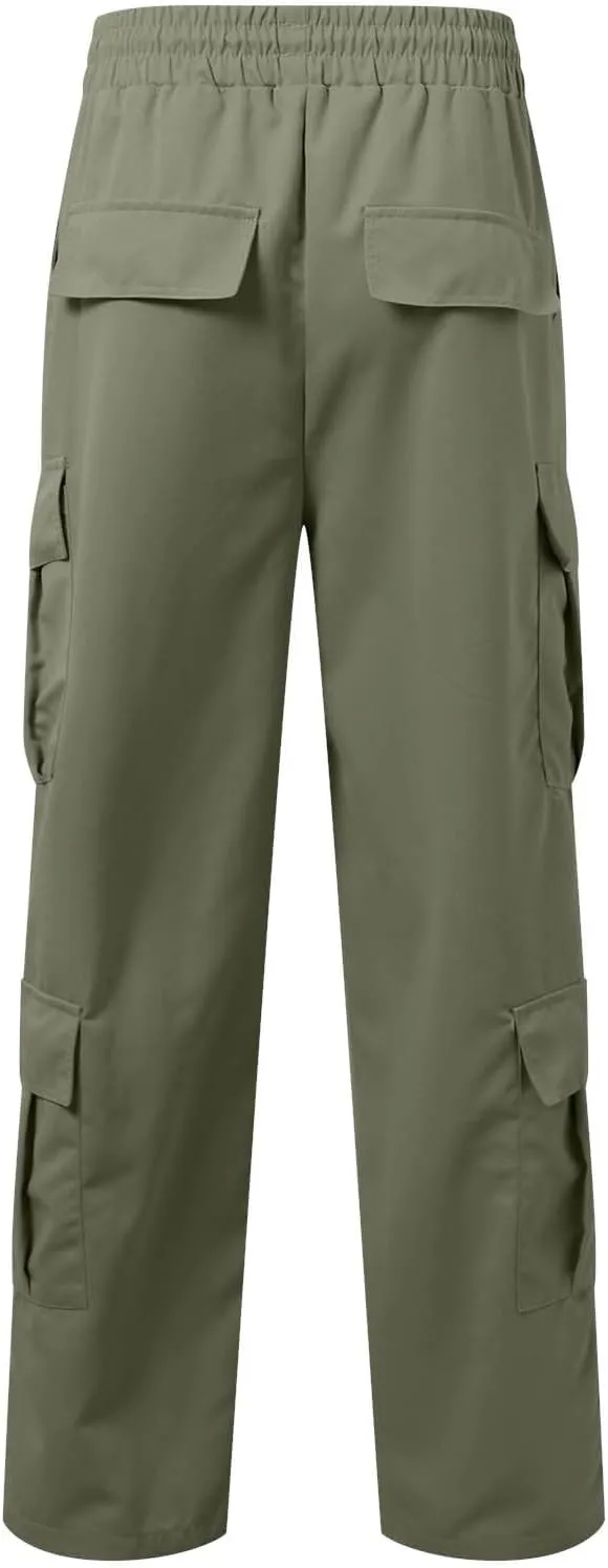 Men's Military Cargo Tactical Pants Lightweight Cotton Stretchy Trousers Outdoor Work Combat Outdoor Hiking Pants