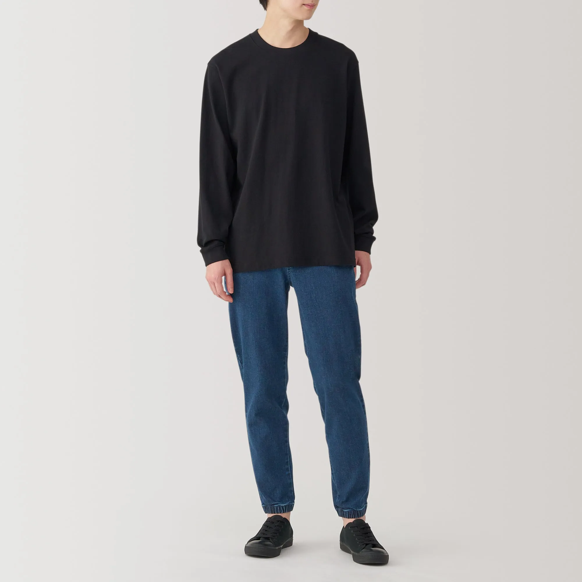 Men's Super Stretchy Denim Jogger Sweatpants