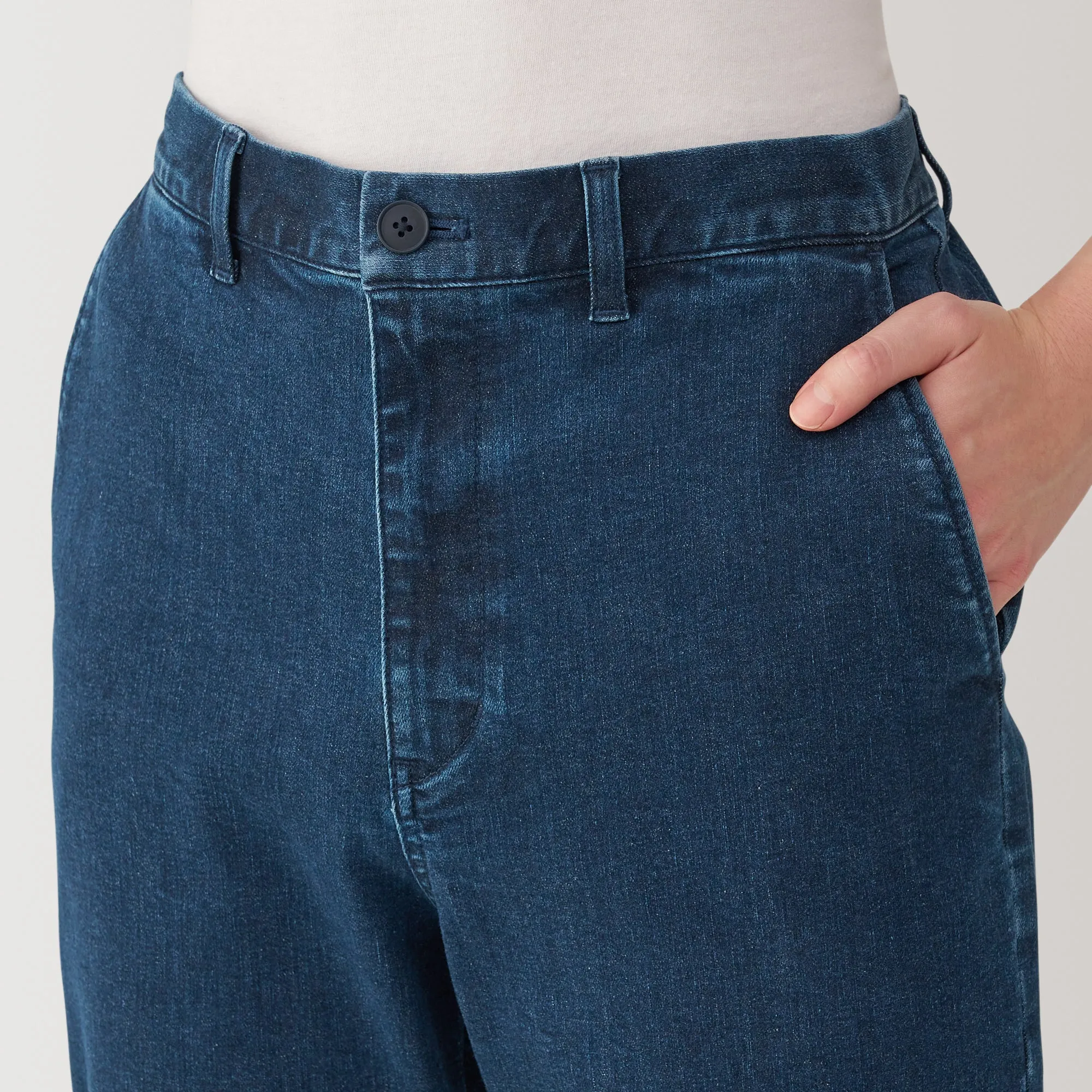 Men's Super Stretchy Denim Jogger Sweatpants
