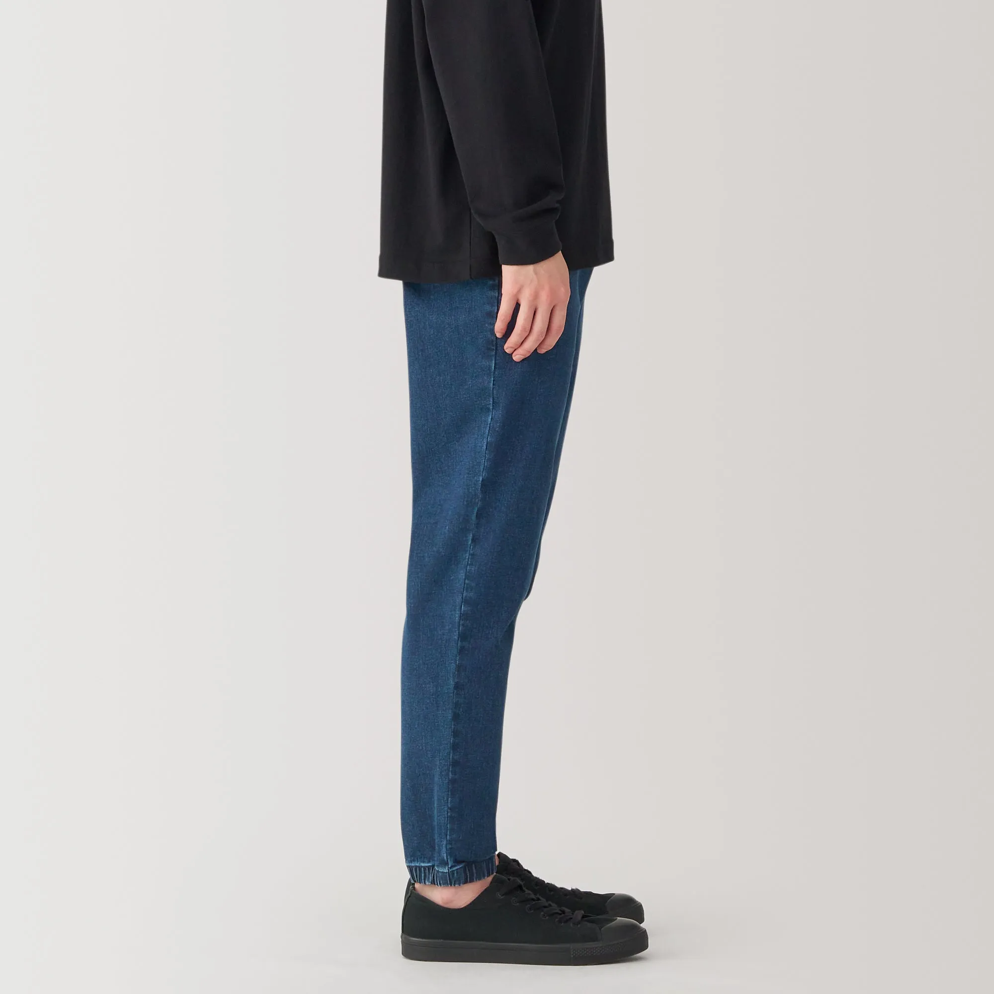 Men's Super Stretchy Denim Jogger Sweatpants
