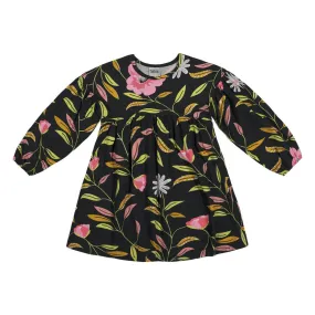 Milon - Floral and Black Dress