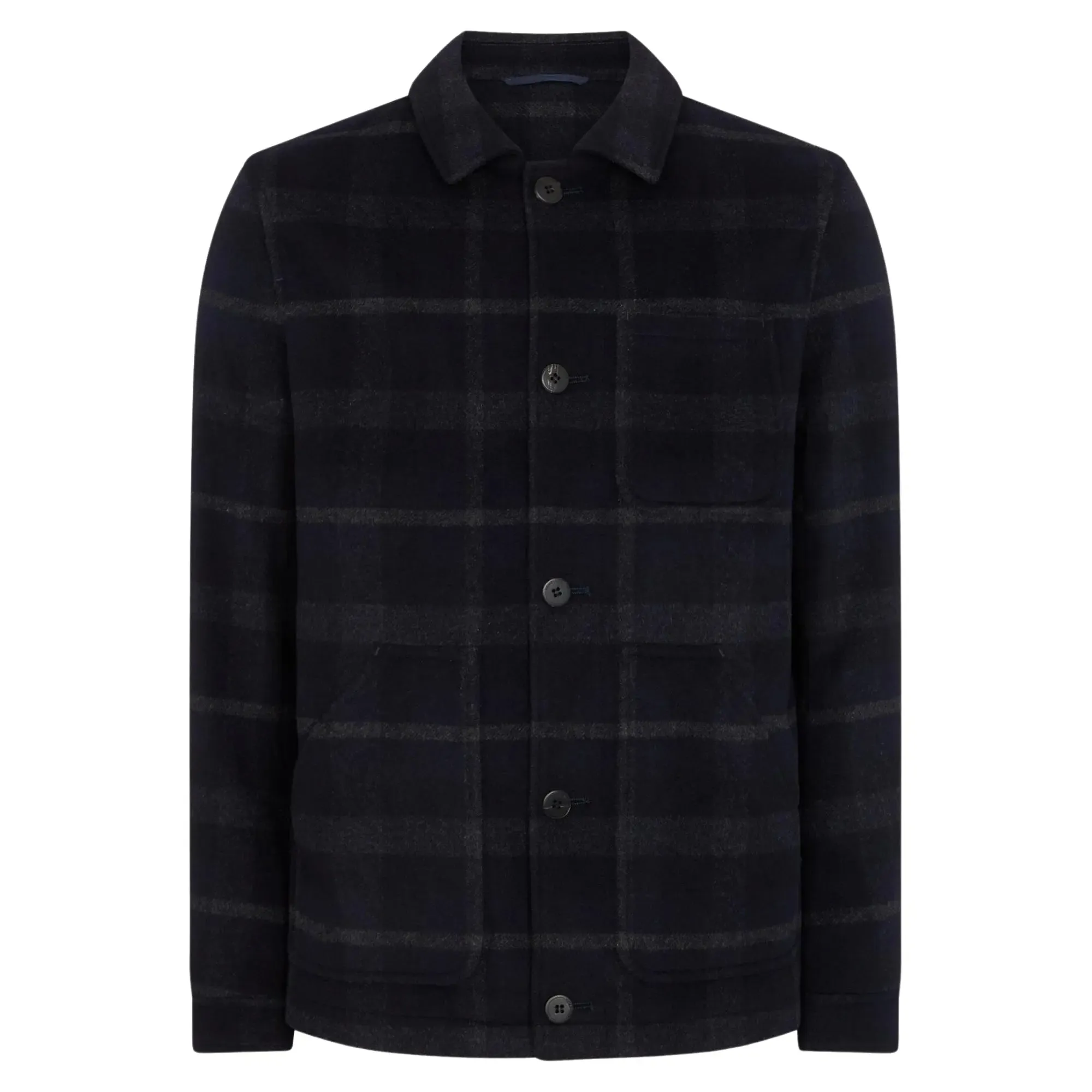 Navy Smith Tailored Coat