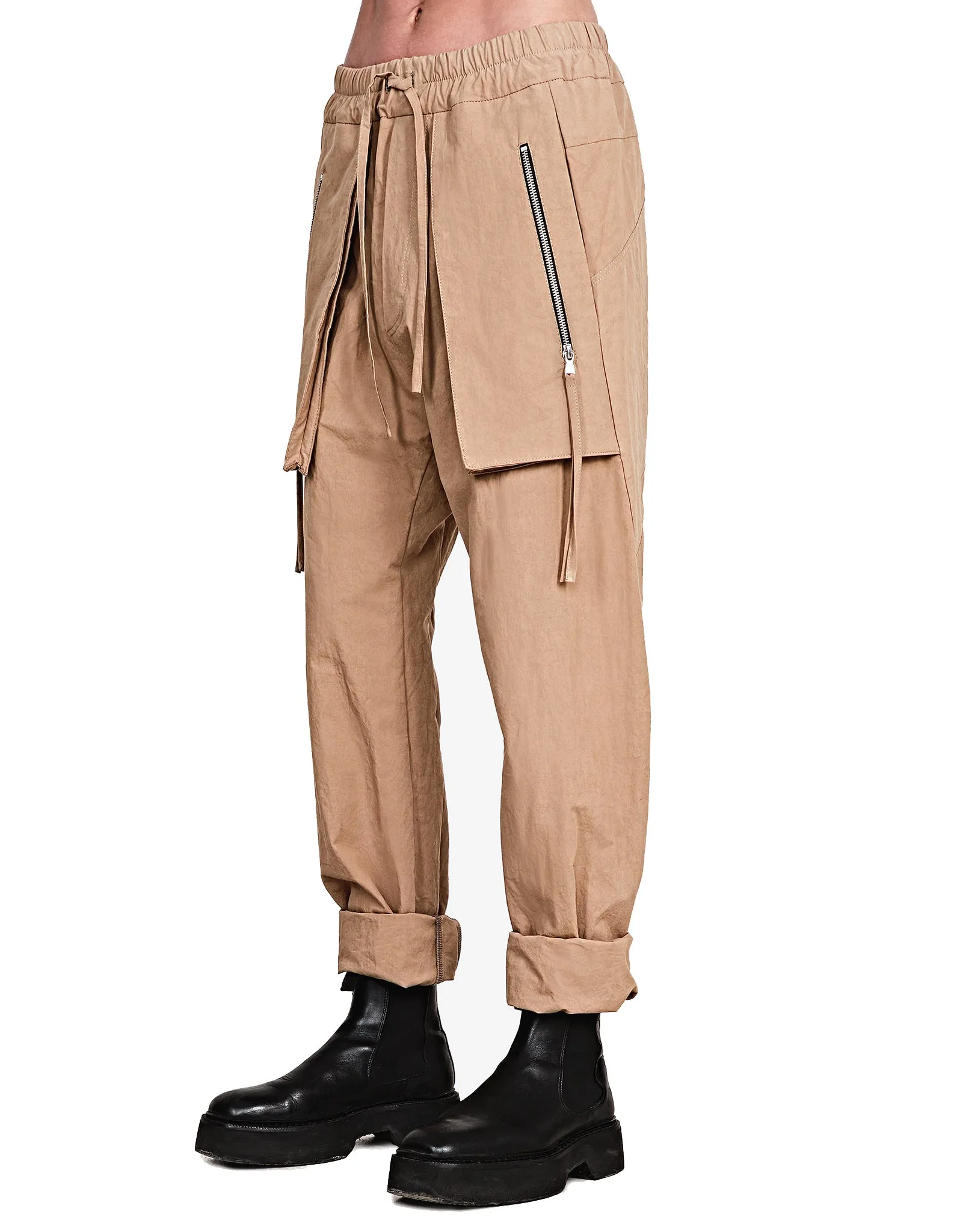 Patch Pocket Jersey Pants