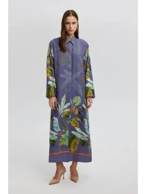 Patterned Shirt Dress By Touche Prive