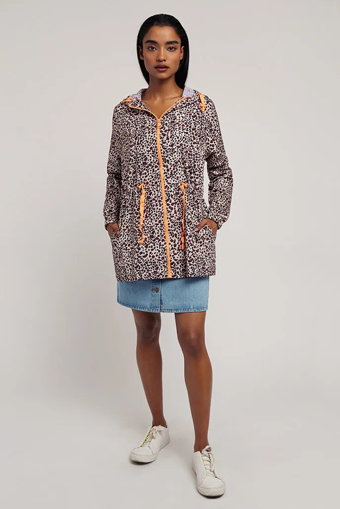 Poppets Leopard Print Rain Jacket