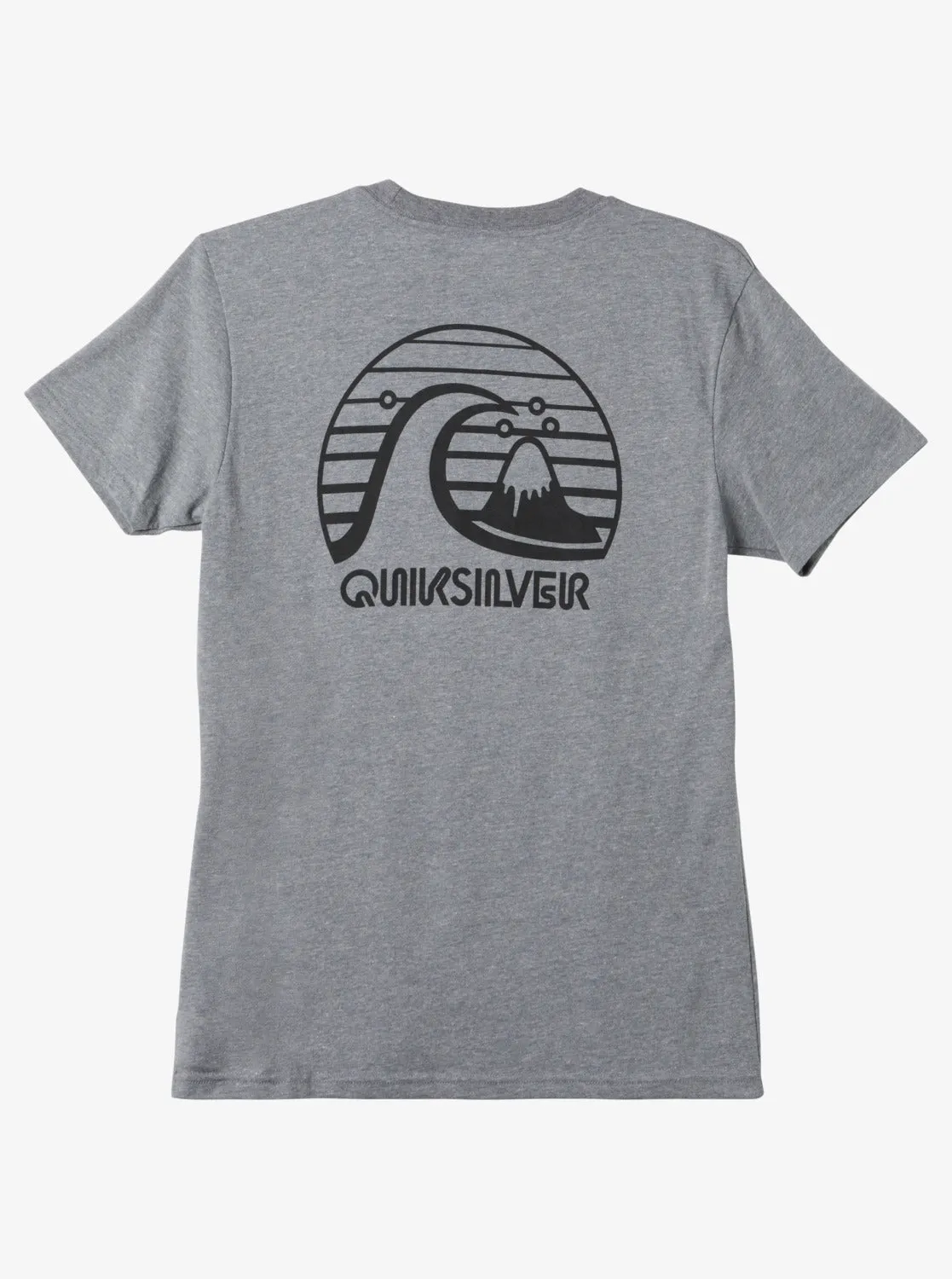 Quiksilver Bold Move Tee-Medium Grey Heather