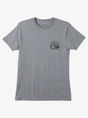 Quiksilver Bold Move Tee-Medium Grey Heather