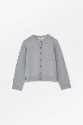 Senna cardigan - Light grey mélange