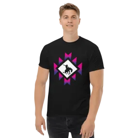 Southwest Bronco Pink and Purple Gradient T-Shirt