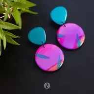 Sunset Surf Statement Earrings