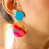 Sunset Surf Statement Earrings
