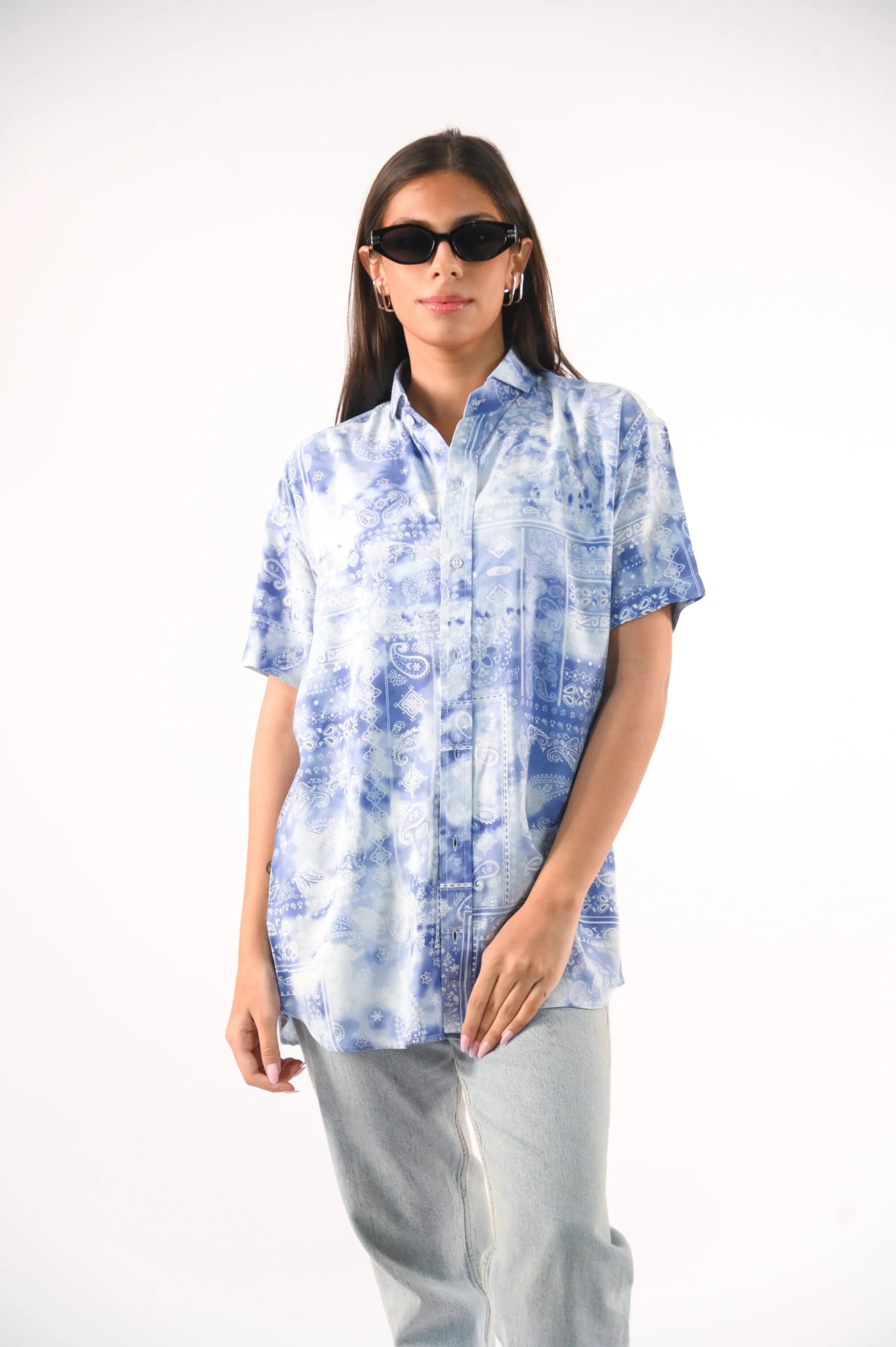 Tailored Paisely Blouse