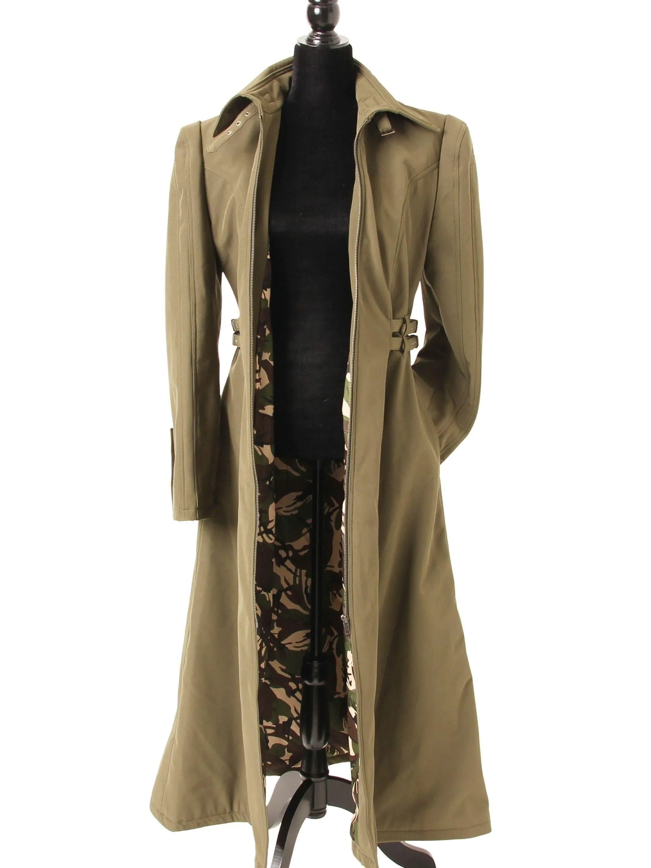 Take Command by Valish | Camo Lined Long Coat