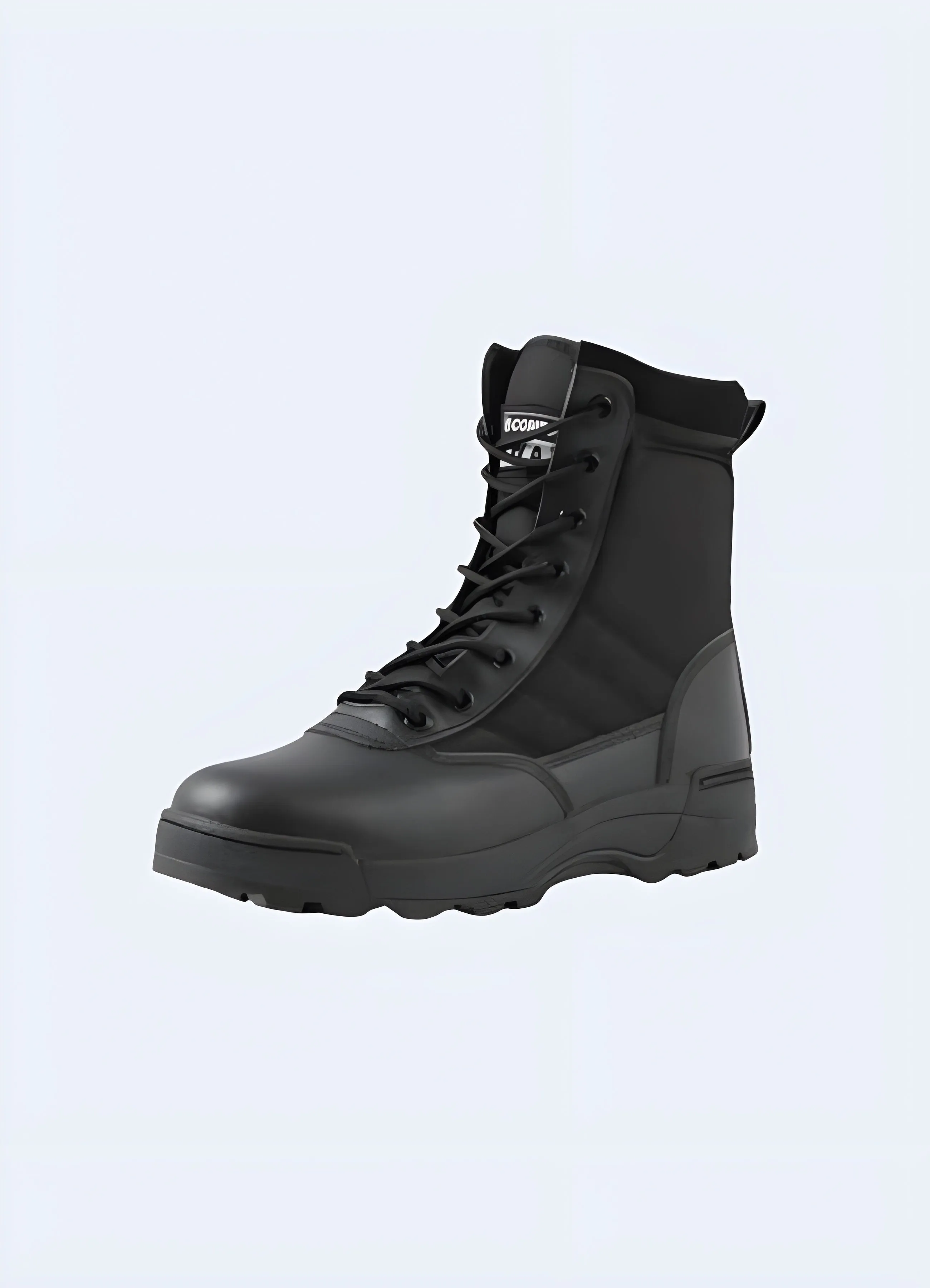 Techwear Black Side-Zip Boots