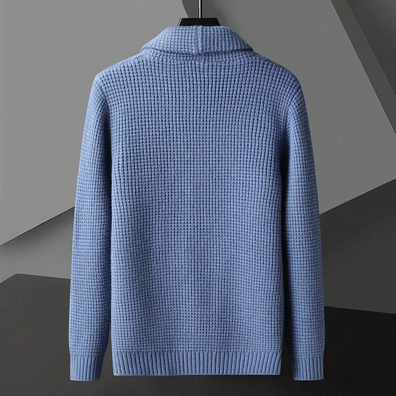 Vera | Premium Cotton Knit Shawl Collar Cardigan