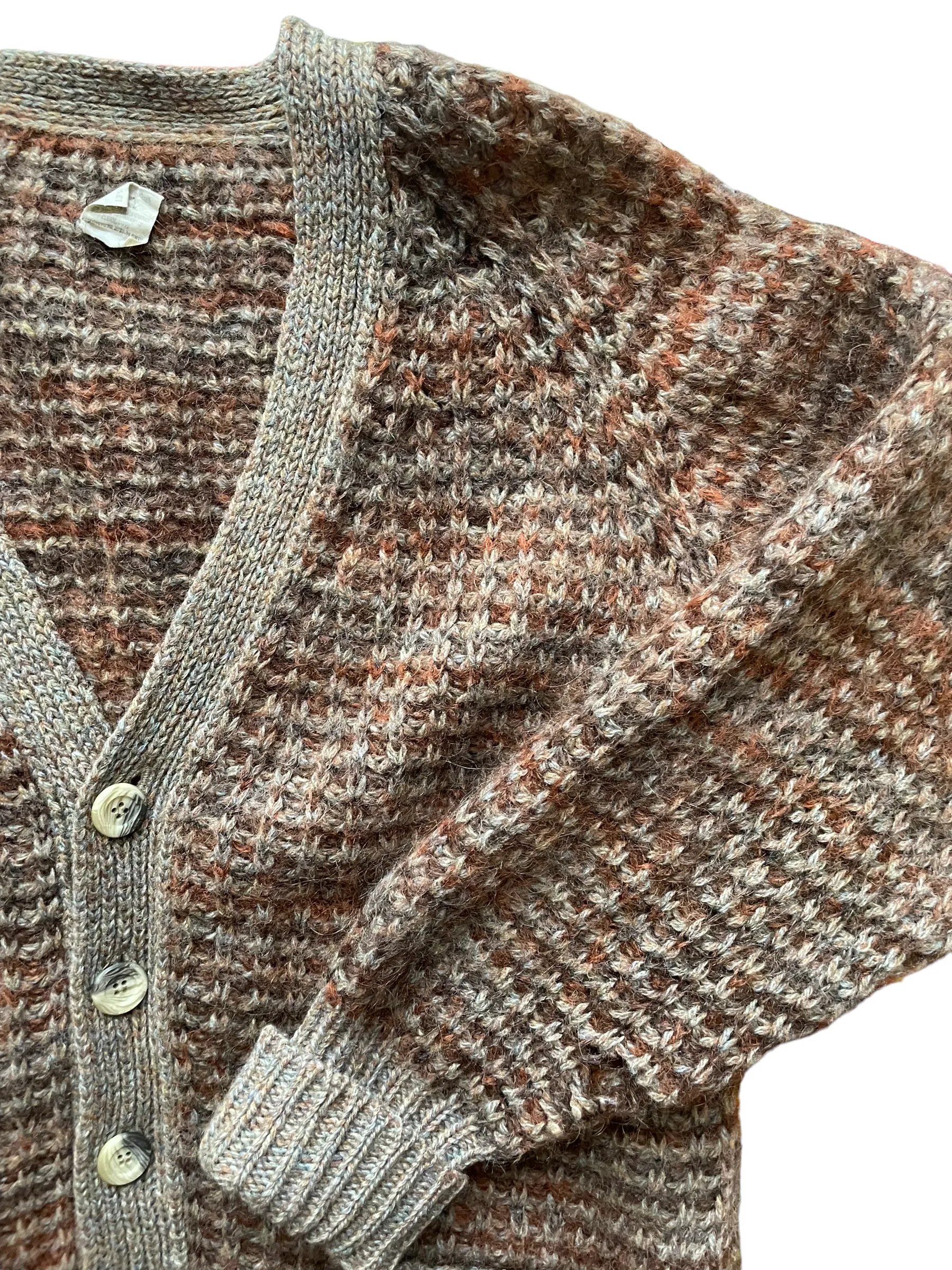Vintage 1960s Shetland Wool Grandpa Cardigan SZ L-XL |  Barn Owl Vintage | Seattle Vintage Sweaters